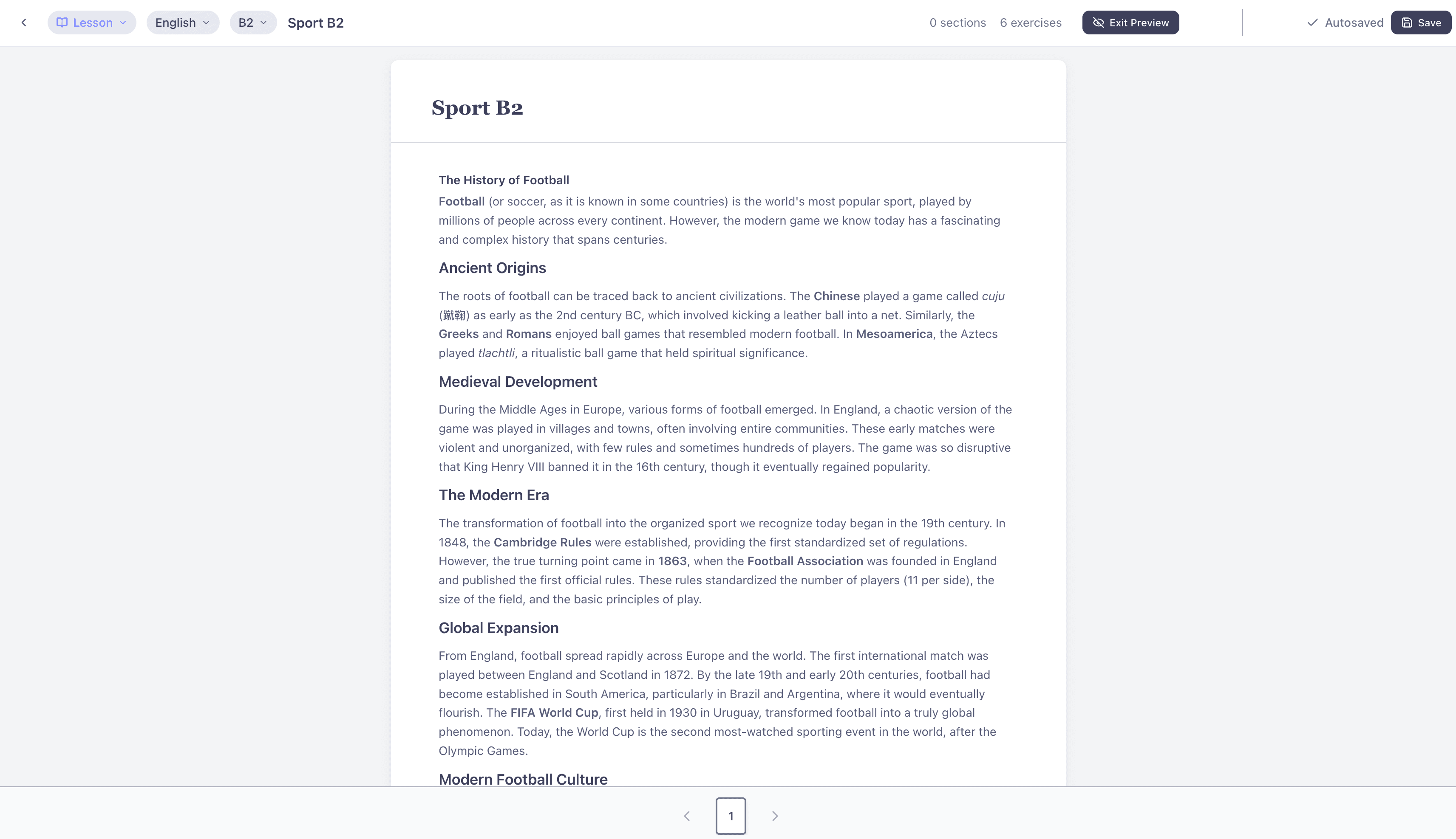 Paper-style visual editor